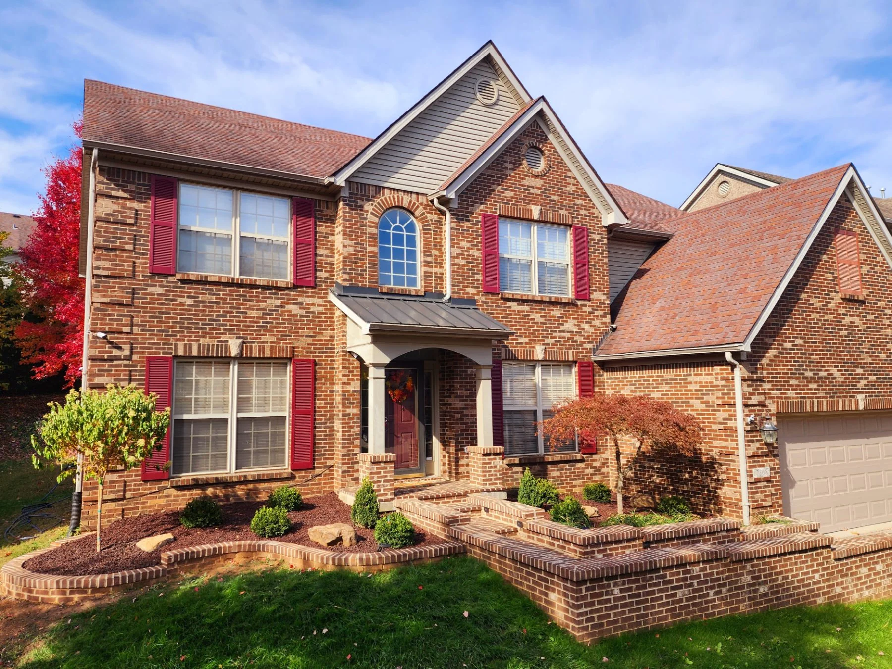 Front exterior of the Dogwood Trace home