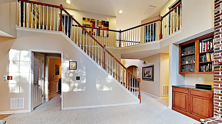 Entryway and staircase